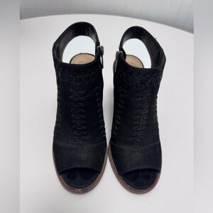 Vince Camuto Open Toe Booties